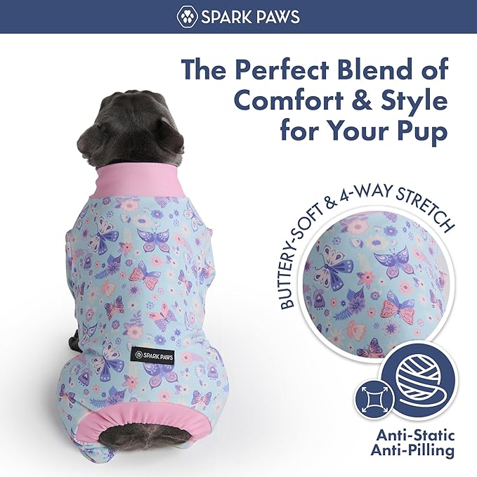 Spark Paws Dog Pajama, Dog Recovery Suit Male, Ultra-Soft and 4-Way Stretch - Image 3