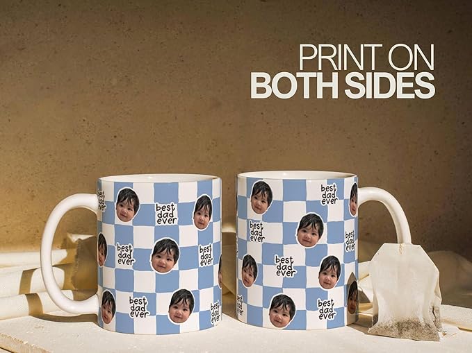 Custom Best Dad Ever Photo Mug - Image 5