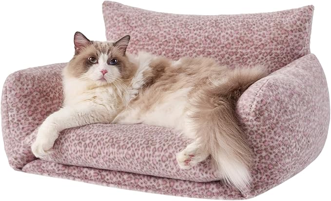 Hollypet Cat Bed Fluffy Plush Multifunctional Double-Layer Machine Washable by Hollypet