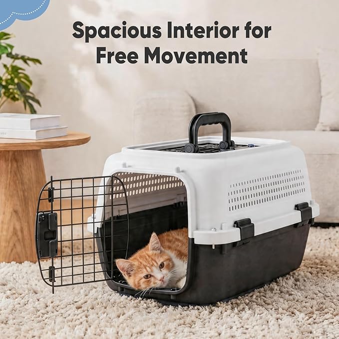 DUMOS 23" Hard-Sided Pet Carrier - Image 6