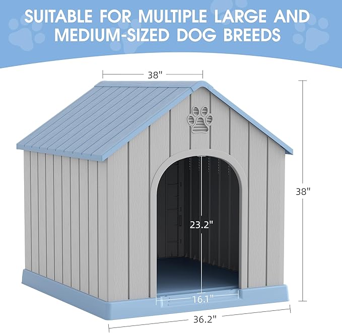 Fancyango Large Dog House Outdoor Indoor - Image 5