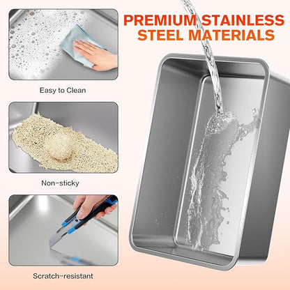 XXXL Stainless Steel Litter Box - Image 6
