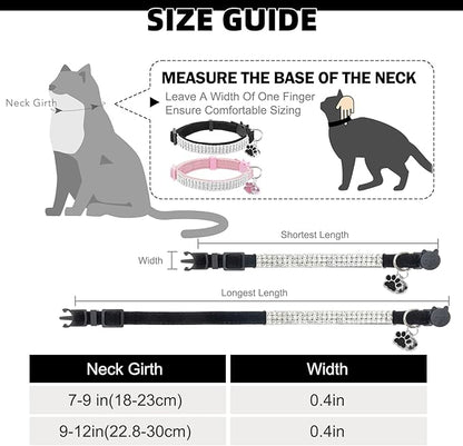EXPAWLORER Soft Velvet Safe Cat Collars - Image 2