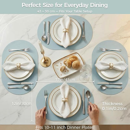 Premium Thick Silicone Placemat，Heat & Oil Resistant, Non-Slip Table Mat - Image 8