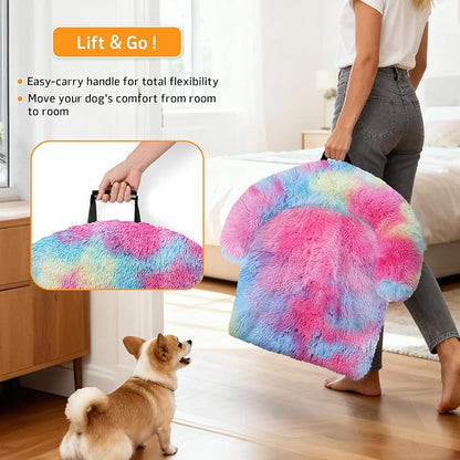 GGIB Calming Dog Bed Fluffy Plush Dog Mat - Image 3