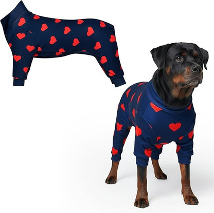 Spark Paws Dog Pajama, Dog Recovery Suit Male, Ultra-Soft and 4-Way Stretch by SparkPaws