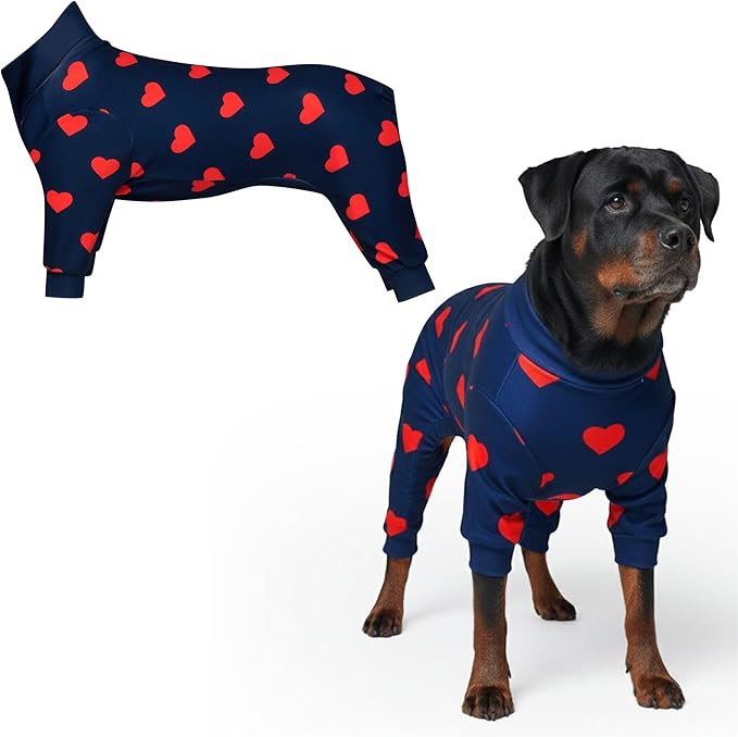 Spark Paws Dog Pajama, Dog Recovery Suit Male, Ultra-Soft and 4-Way Stretch by SparkPaws