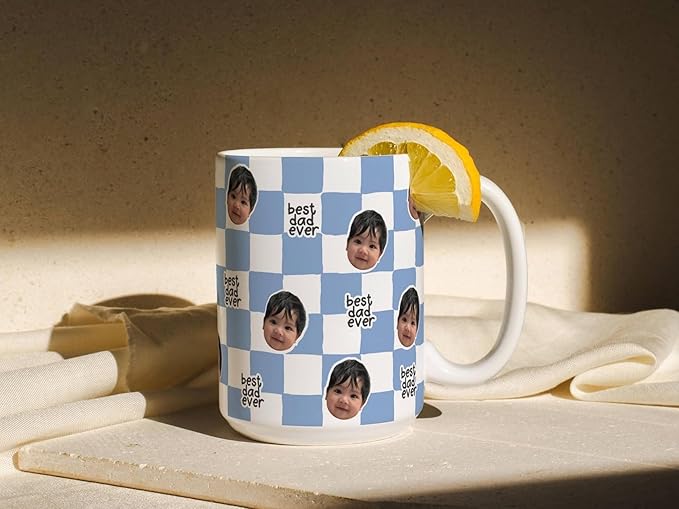 Custom Best Dad Ever Photo Mug - Image 3