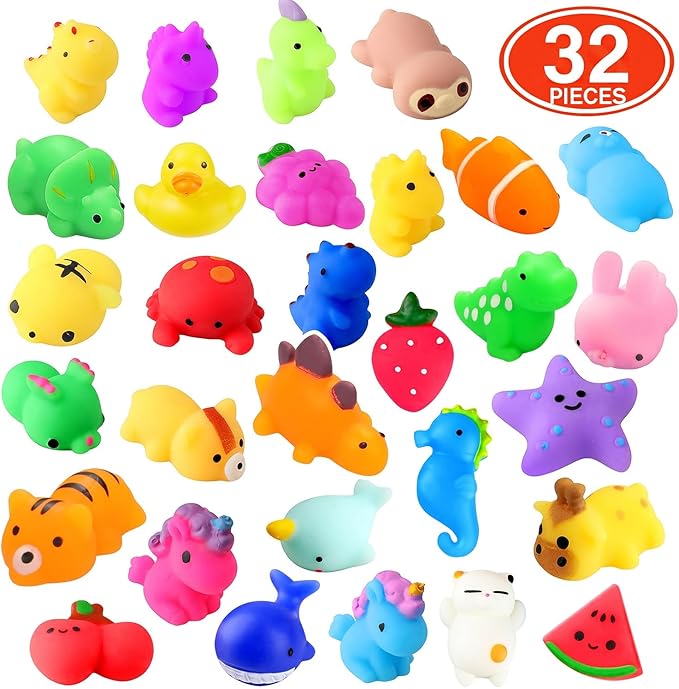 nobasco Squishies, 32 Pack Mochi Squishy Toys - Image 2