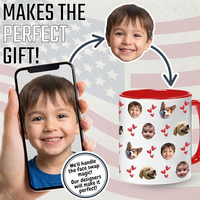 Custom Pet Photo Coffee Mug – All-Over Personalized Cup - Image 3