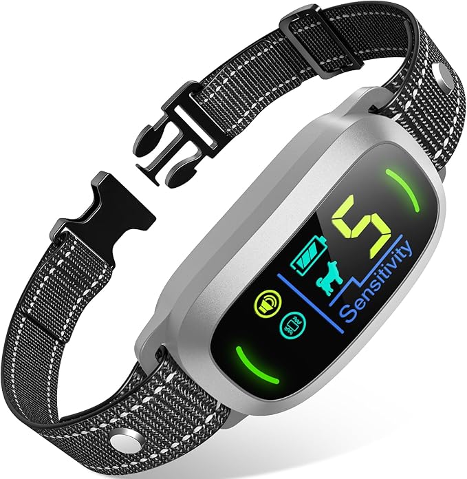FAFAFROG Dog Bark Collar for Large Medium Small Dogs, Rechargeable Smart Bark by FAFAFROG