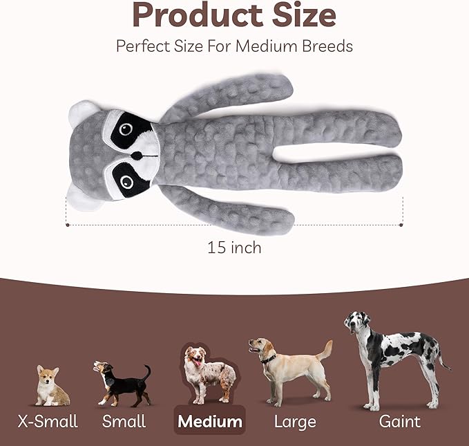 SHARLOVY No Stuffing Dog Toys Squeaky - Image 5