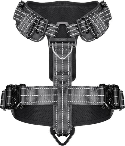 ICEFANG Dog Strap Harness with 4 x Metal Buckles, - Image 4