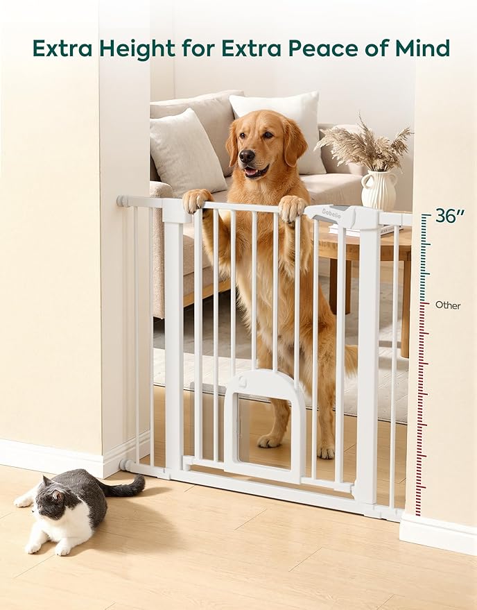 Babelio 36" Tall Upgraded Baby Gate - Image 2