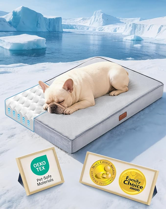 OhGeni Orthopedic Cooling Dog Bed by OhGeni