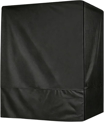 Black 600D Oxford Fabric Bird Cage Cover, 33L x 23W x 41H Inch Weatherproof - Image 5