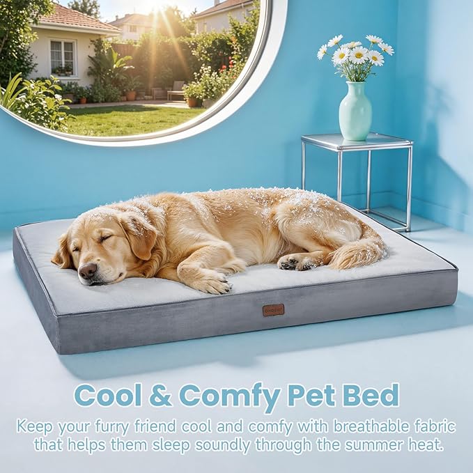OhGeni Orthopedic Cooling Dog Bed - Image 3