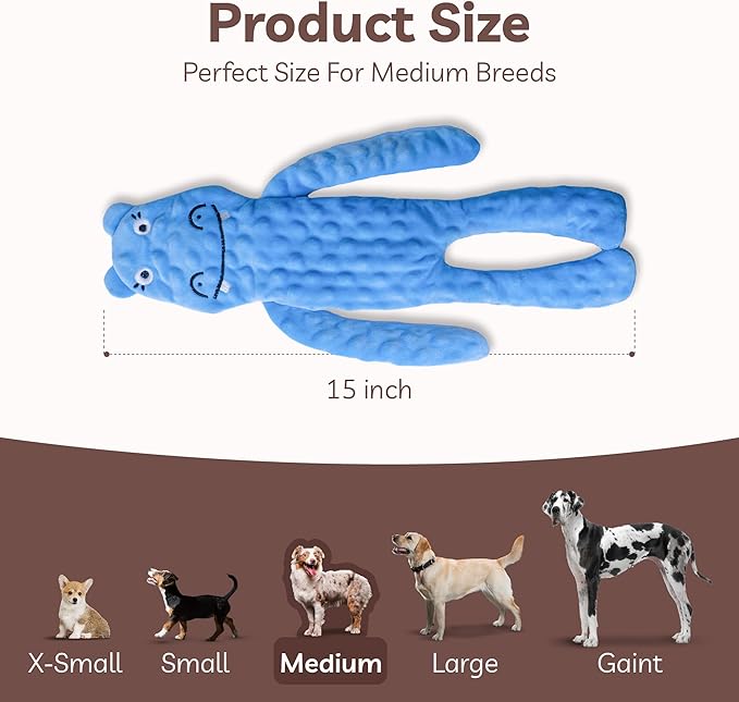 SHARLOVY No Stuffing Dog Toys Squeaky - Image 5
