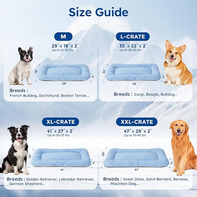 ZOMISA Cooling Dog Bed Q-MAX >0.5, Cooling Mat - Image 4