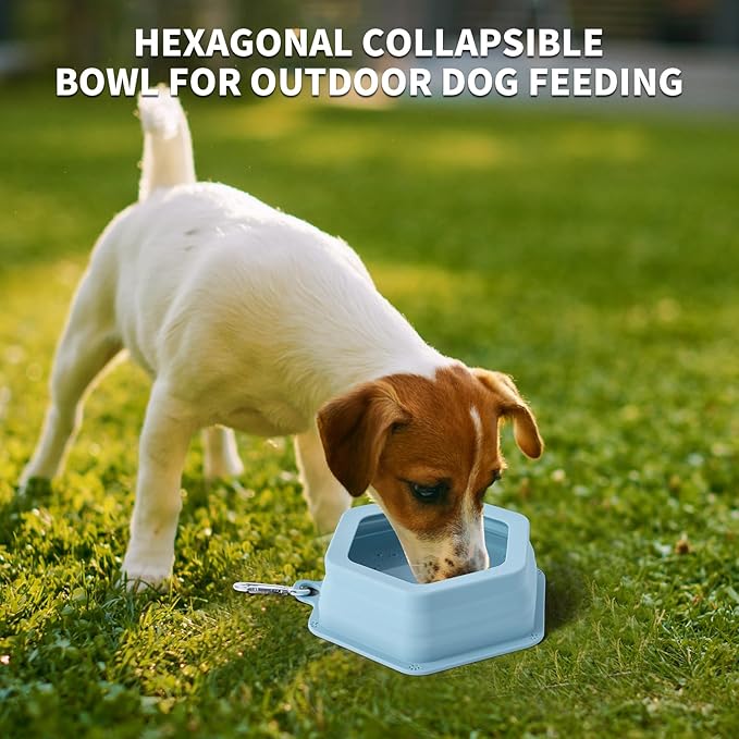 No Splash Dog Travel Bowls for Cars, Spill Proof Collapsible Dogs Water and - Image 8