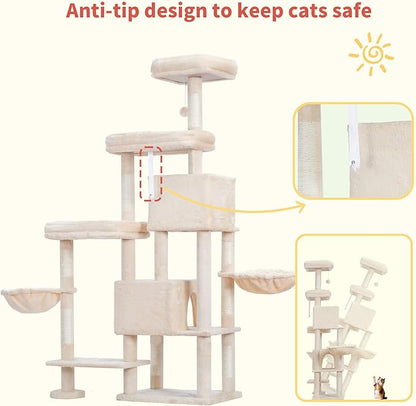 Hey-brother Cat Tree Tower, Scratching Posts - Image 9
