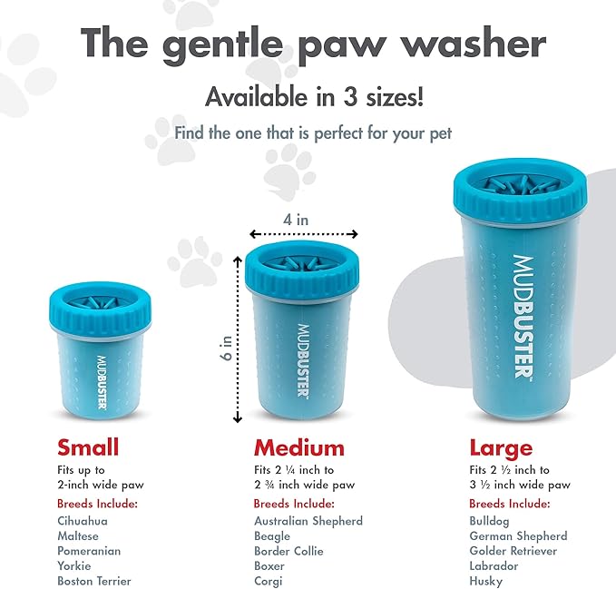 Dexas MudBuster Medium Dog Paw Cleaner, Fits 1.5"-2.5" Wide Paws, Gentle - Image 3