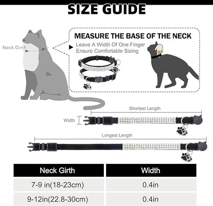 EXPAWLORER Soft Velvet Safe Cat Collars - Image 2