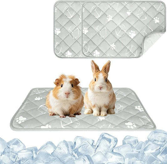 Homimp Summer Cooling Mat for Small Animals, Washable Rabbit Cool Pad, by HOMIMP
