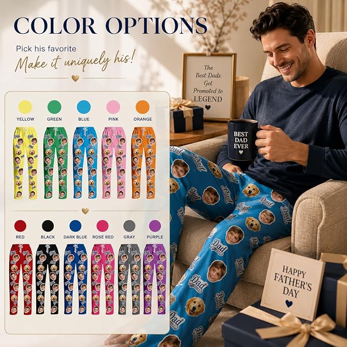 JoyBurst Custom Pajama Pants - Image 2