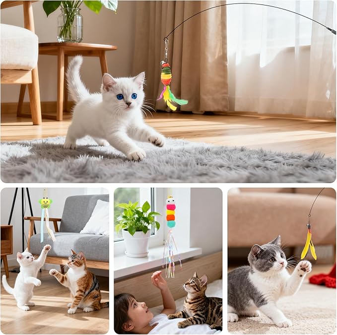 Atosun Interactive Cat Toys, Reusable Suction Cup Toys - Image 3