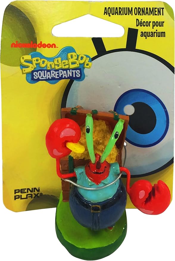 Penn-Plax Officially Licensed Spongebob Squarepants Aquarium Ornament – Mr. - Image 3