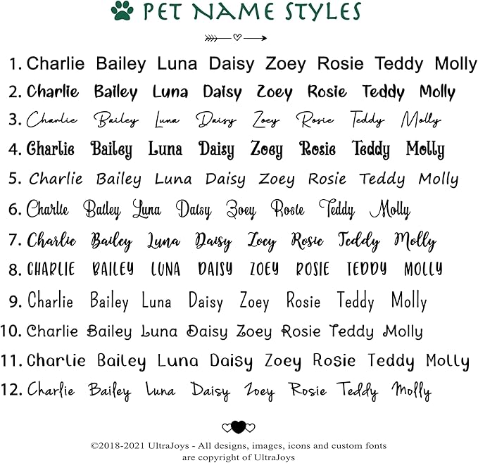 Ultra Joys Personalized Dog Tags - Image 6