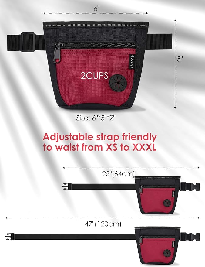 Gobeigo Dog Treat Pouch and Training Clicker, Upgrade Two Magnetic Closure to - Image 6
