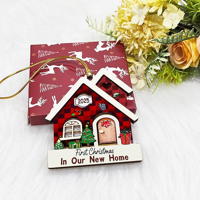 First Christmas in Our New Home Ornament 2025, House Ornaments - Image 7