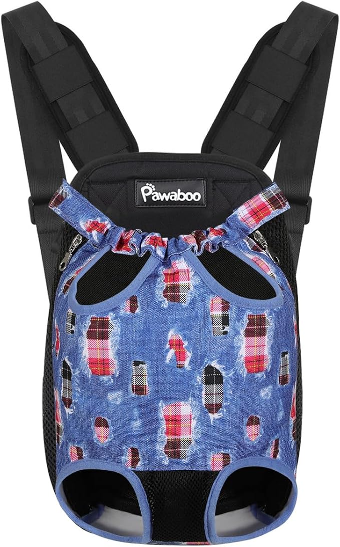 Pawaboo Pet Dog Carrier Backpack, Adjustable Pet Front Cat Dog Carrier Backpack by Pawaboo