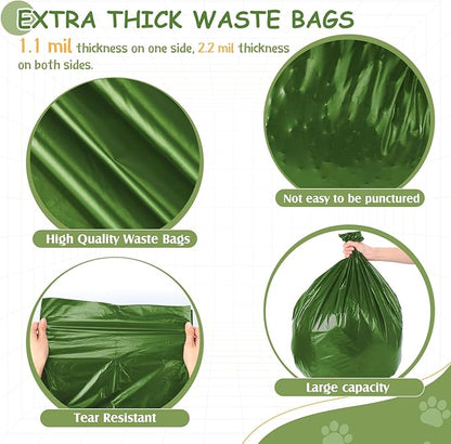 150 Pcs Dog Waste Poop Bags Dog Large Leak Proof Bags 26"x 33" Pet Waste - Image 3