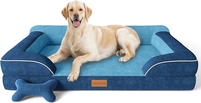 CWAWZ Jumbo Dog Bed for Extra Large Dogs, Orthopedic Dog Bed by CWAWZ
