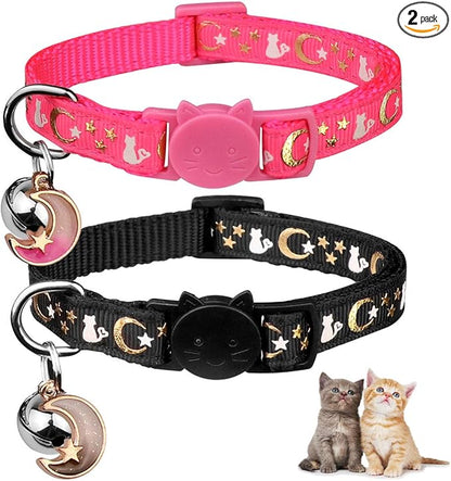 Baeuppit 2PCS Breakaway Cat Collars by Baeuppit
