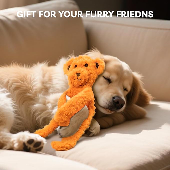 SHARLOVY No Stuffing Dog Toys 5 Pack, Crinkle Interactive Dogs Toy - Image 8