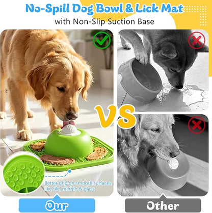 Slow Feeder Dog Bowls & Lick Mat - Image 5