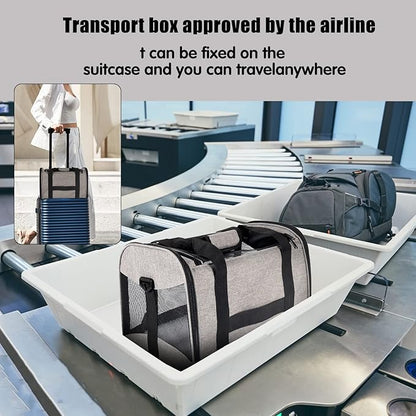Small Animals Cat Carrying Case Pet Carrier Airline Approved, Protable and - Image 6