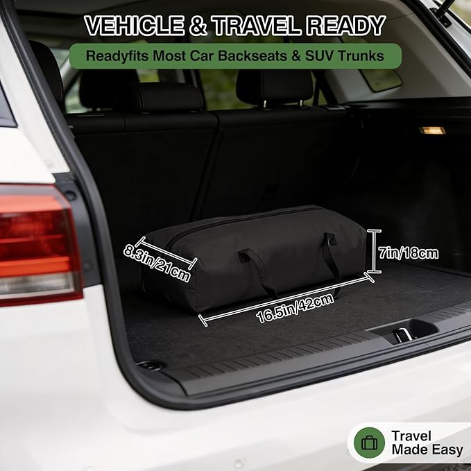 Veraste 24" L x 17" W x 17" H Collapsible Travel Dog Crate, Portable Soft Dog - Image 5