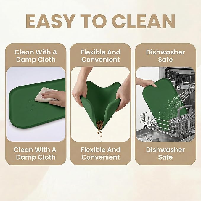 BLESWIN Non-Slip Silicone Dog Food Mat - Image 5