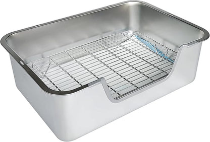 Stainless Steel Sifting Litter Box - Image 3