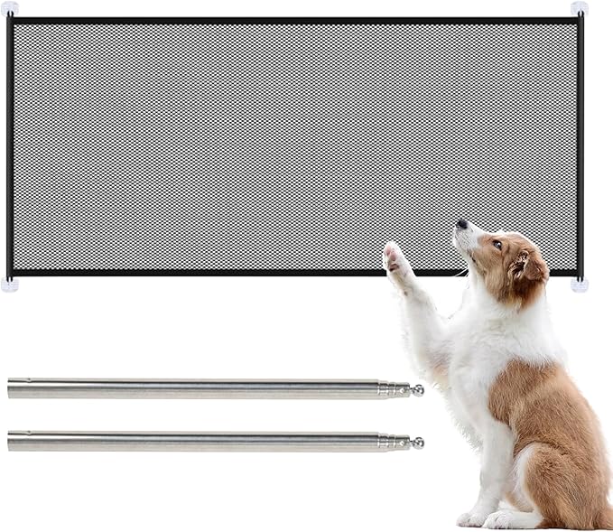 Fence – Portable Foldable Barrier, Punch Free Safety Net | Indoor Home by Unknown