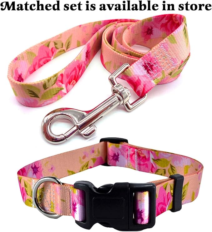 Mihqy Dog Collar with Bohemia Floral Tribal Geometric Patterns - Image 6