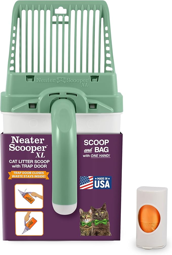 Neater Pet Brands Neater Scooper XL Cat Litter Scoop, 15 Refill Bags – by NeaterPetBrands