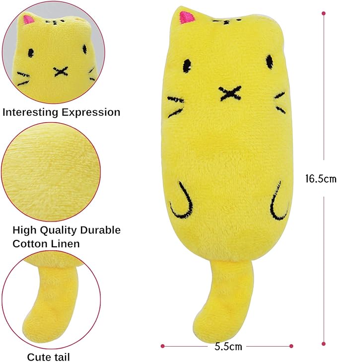 Legendog 5Pcs Catnip Toy, Cat Chew Toy Bite Resistant Catnip Toys - Image 4