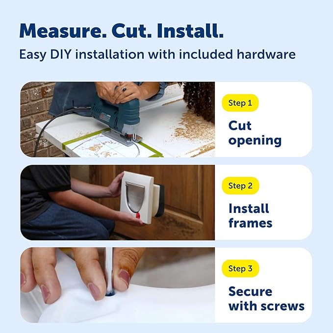 PetSafe Big Cat Door Interior and Exterior Pet Door - Image 6