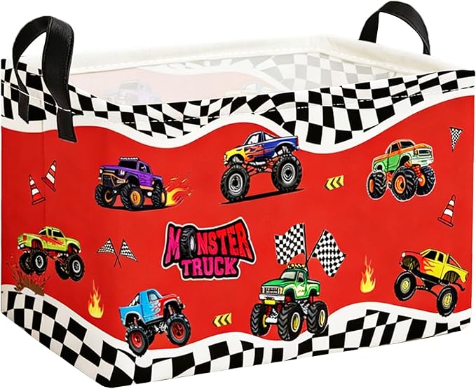 Essme Rectangular Kids Basket, Car Storage Bins Organizer by ESSME